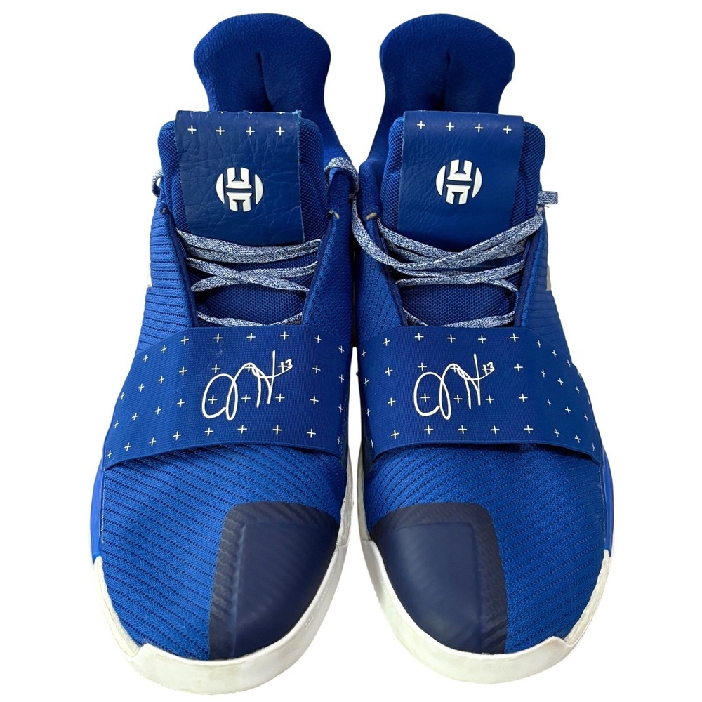 Adidas Harden Vol 3 Blue White Basketball Shoes Mens Size 18 D97167  Sneaker